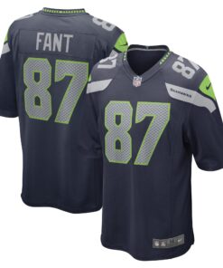 Noah Fant Seattle Seahawks  Game Player Jersey  College Navy