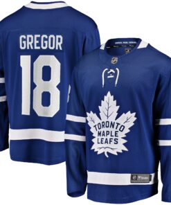 Noah Gregor Toronto Maple Leafs Fanatics Home Premier Breakaway Player Jersey  Blue