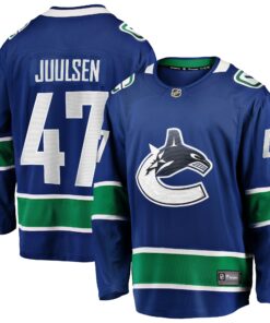 Noah Juulsen Vancouver Canucks Fanatics Home Premier Breakaway Player Jersey  Blue