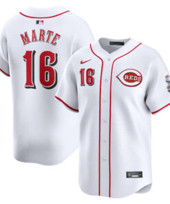 Noelvi Marte Cincinnati RedsHome Limited Player Jersey  White