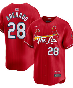 Nolan Arenado St. Louis Cardinals2024 City Connect Limited Player Jersey  Red