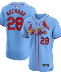 Nolan Arenado St. Louis CardinalsAlternate Elite Player Jersey  Light Blue