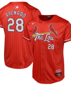 Nolan Arenado St. Louis CardinalsYouth 2024 City Connect Limited Player Jersey  Red