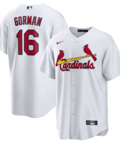 Nolan Gorman St. Louis CardinalsHome Replica Jersey  White
