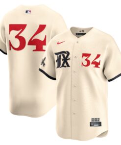 Nolan Ryan Texas RangersCity Connect Limited Player Jersey  Natural
