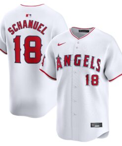 Nolan Schanuel Los Angeles AngelsHome Limited Player Jersey  White