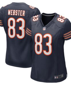 Nsimba Webster Chicago Bears  Women_s Team Game Jersey   Navy