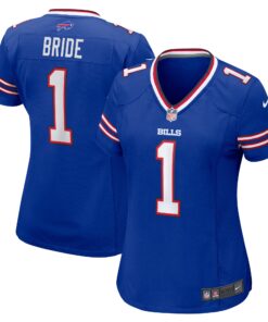 Number 1 Bride Buffalo Bills  Women_s Game Jersey  Royal
