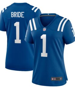 Number 1 Bride Indianapolis Colts  Women_s Game Jersey  Royal