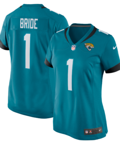 Number 1 Bride Jacksonville Jaguars  Women_s Game Jersey  Teal.png