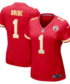 Number 1 Bride Kansas City Chiefs  Women_s Game Jersey  Red