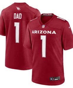 Number 1 Dad Arizona Cardinals  Game Jersey  Cardinal 1