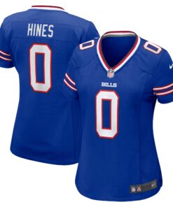 Nyheim Hines Buffalo Bills  Women_s Game Player Jersey  Royal