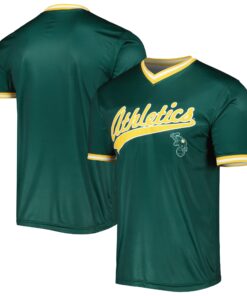 Oakland Athletics Stitches Cooperstown Collection Team Jersey  Kelly Green