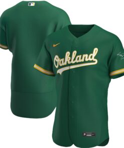 Oakland AthleticsAuthentic Team Jersey  Kelly Green