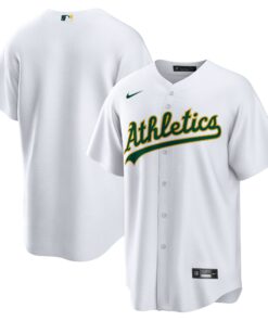 Oakland AthleticsHome Blank Replica Jersey  White