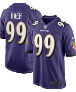 Odafe Oweh Baltimore Ravens  Game Jersey  Purple