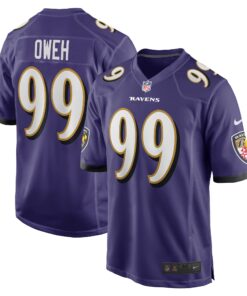 Odafe Oweh Baltimore Ravens  Game Player Jersey  Purple