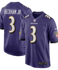 Odell Beckham Jr. Baltimore Ravens  Game Jersey  Purple