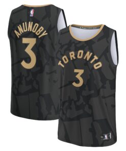 OG Anunoby Toronto Raptors Fanatics Fastbreak Jersey - City Edition - Black