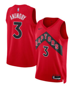 OG Anunoby Toronto Raptors Unisex Swingman Jersey - Icon Edition - Red