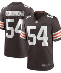 Ogbonnia Okoronkwo Cleveland Browns  Game Player Jersey  Brown