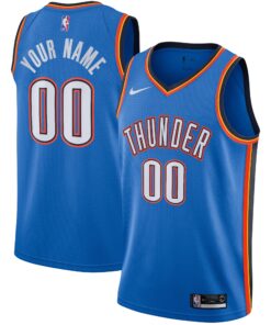 Oklahoma City Thunder Custom Swingman Jersey - Icon Edition - Blue