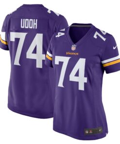 Oli Udoh Minnesota Vikings  Women_s Game Jersey  Purple