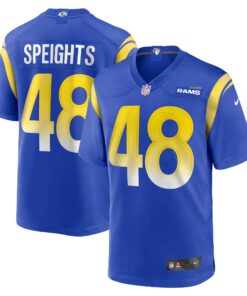Omar Speights Los Angeles Rams  Game Jersey   Royal