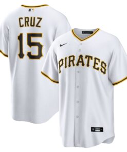Oneil Cruz Pittsburgh PiratesHome Replica Jersey  White