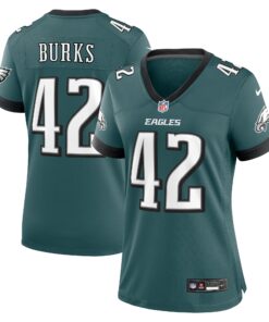 Oren Burks Philadelphia Eagles  Women_s  Game Jersey  Midnight Green