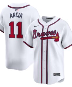 Orlando Arcia Atlanta BravesHome Limited Player Jersey  White