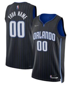 Orlando Magic 202122 Diamond Swingman Custom Jersey - Icon Edition - Black