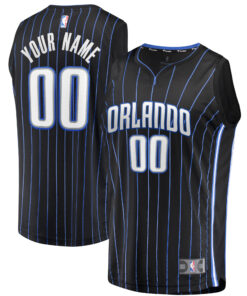 Orlando Magic Fanatics Fast Break Custom Jersey - Black - Icon Edition