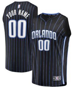 Orlando Magic Fanatics Youth Fast Break Replica Custom Jersey Black - Icon Edition