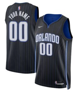 Orlando Magic Unisex Swingman Custom Jersey Black - Icon Edition