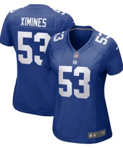 Oshane Ximines New York Giants  Women_s Game Jersey  Royal