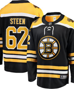 Oskar Steen Boston Bruins Fanatics Home Breakaway Player Jersey  Black