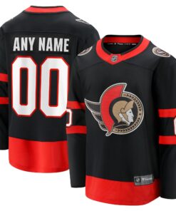 Ottawa Senators Fanatics Home Custom Breakaway Jersey  Black