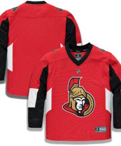 Ottawa Senators Fanatics Youth Home Replica Blank Jersey  Red