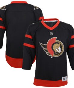 Ottawa Senators Youth Home Replica Blank Jersey  Black
