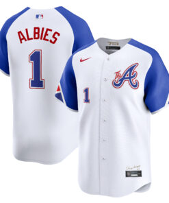 Ozzie Albies Atlanta BravesCity Connect Limited Player Jersey  White