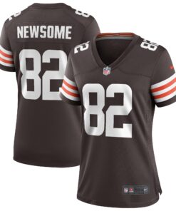 Ozzie Newsome Cleveland Browns  Women_s Game Retired Player Jersey  Brown