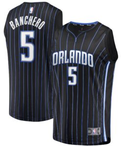 Paolo Banchero Orlando Magic Fanatics Fast Break Replica Player Jersey - Icon Edition - Black