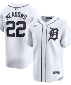 Parker Meadows Detroit TigersHome Limited Player Jersey  White