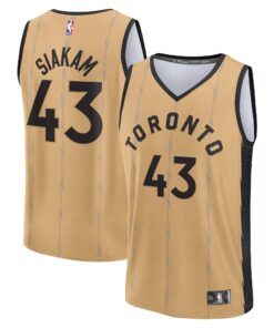 Pascal Siakam Toronto Raptors Fanatics Fast Break Jersey - Gold - City Edition