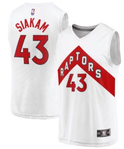 Pascal Siakam Toronto Raptors Fanatics Fast Break Replica Player Jersey White - Association Edition