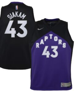 Pascal Siakam Toronto Raptors Youth 202021 Swingman Player Jersey BlackPurple - Earned Edition