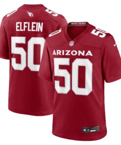 Pat Elflein Arizona Cardinals  Team Game Jersey   Cardinal