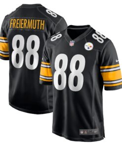 Pat Freiermuth Pittsburgh Steelers  Game Jersey  Black